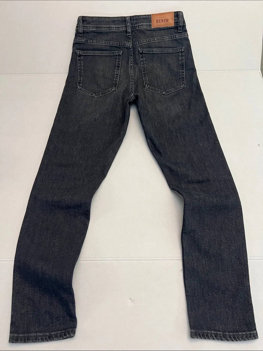 SEZANE DENIM BLACK/ GRAY JEANS SIZE 36=US 4